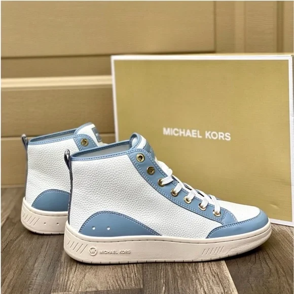 Michael Kors Shea Mid High Top Sneakers - Picture 5 of 8